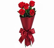 Букет 5 Красных роз Эдлесс Лав в Калининской Ростовской области