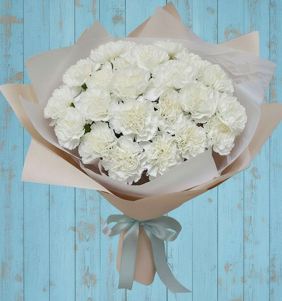 Букет цветов из: Гвоздики в Калининской Ростовской области