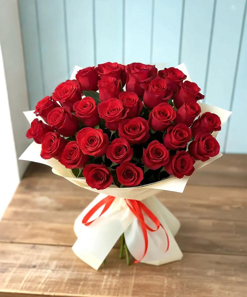 Букет 29 Красных роз в Калининской Ростовской области