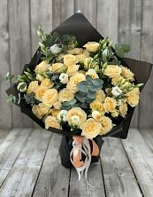Букет цветов из:  Розы и Лизиантусы в Калининской Ростовской области