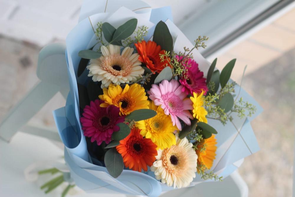 Букет цветов из: Герберы в Калининской Ростовской области