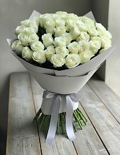 Букет 35 Белых роз в Калининской Ростовской области