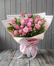 Букет Розовый кустик в Калининской Ростовской области