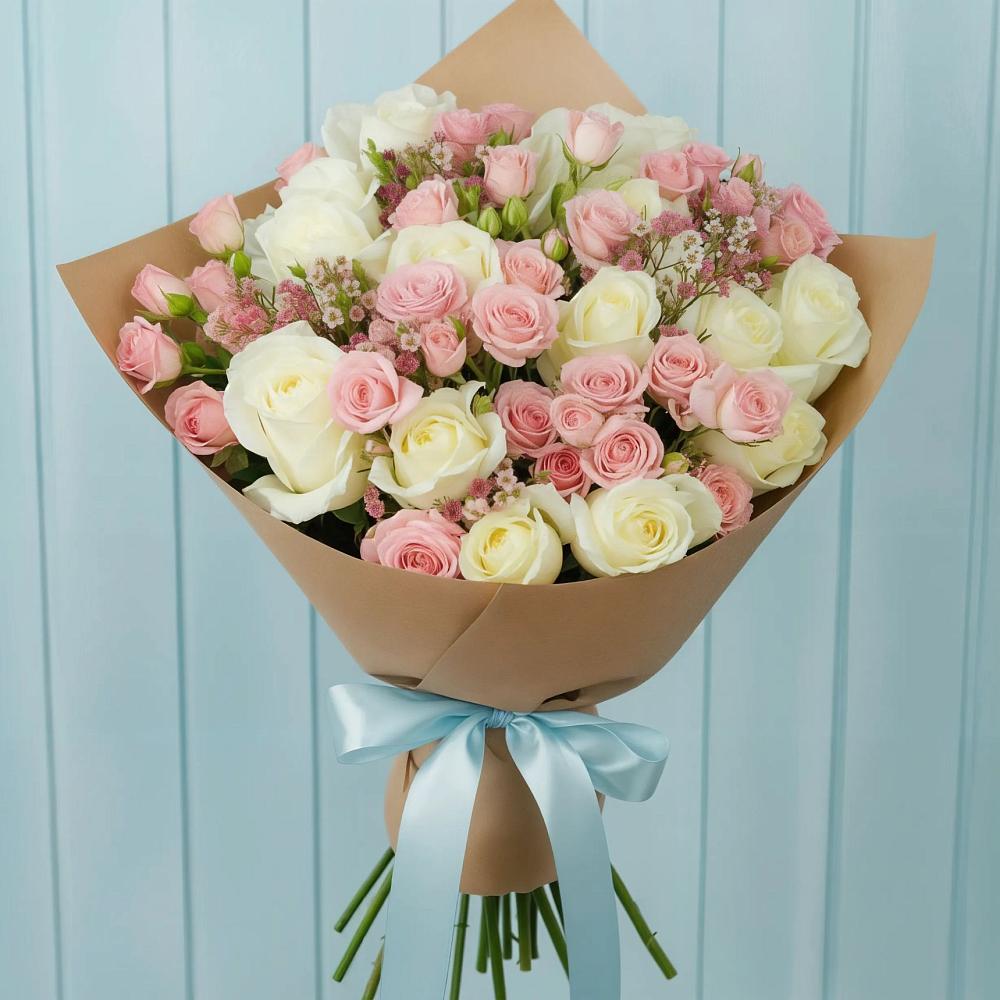 Букет цветов из: Розы в Калининской Ростовской области