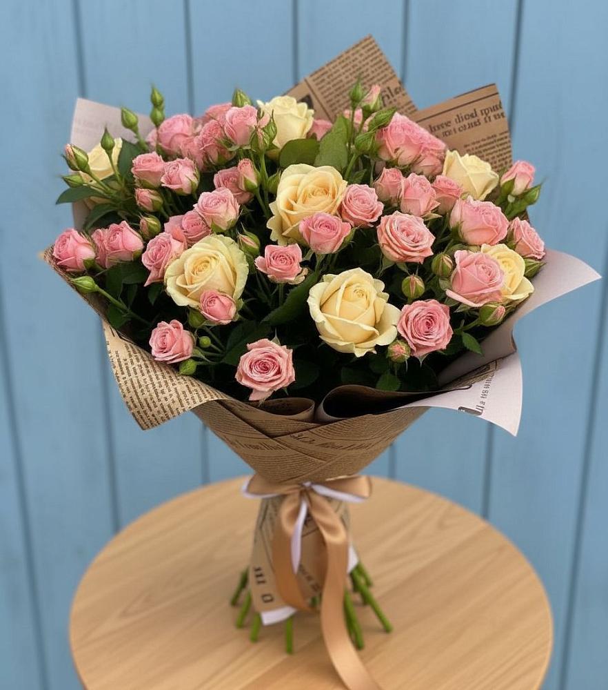 Букет цветов из: Розы в Калининской Ростовской области