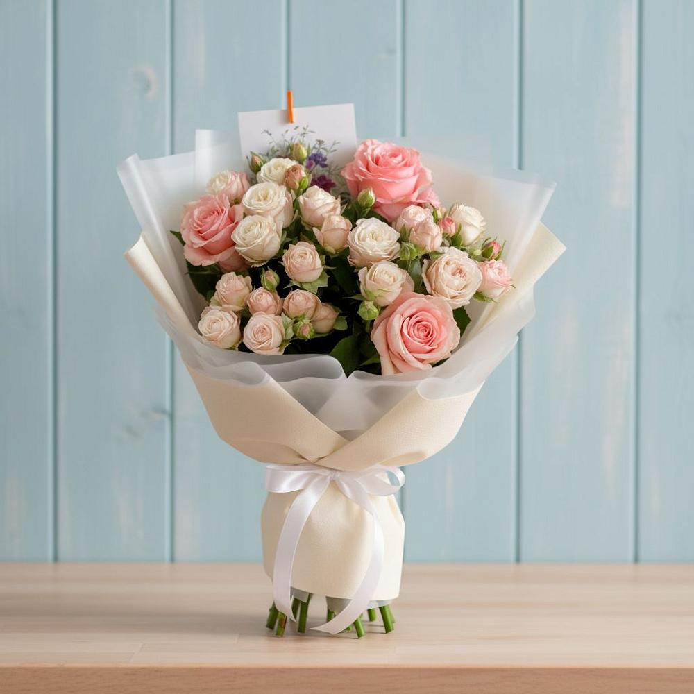 Букет цветов из: Розы в Калининской Ростовской области