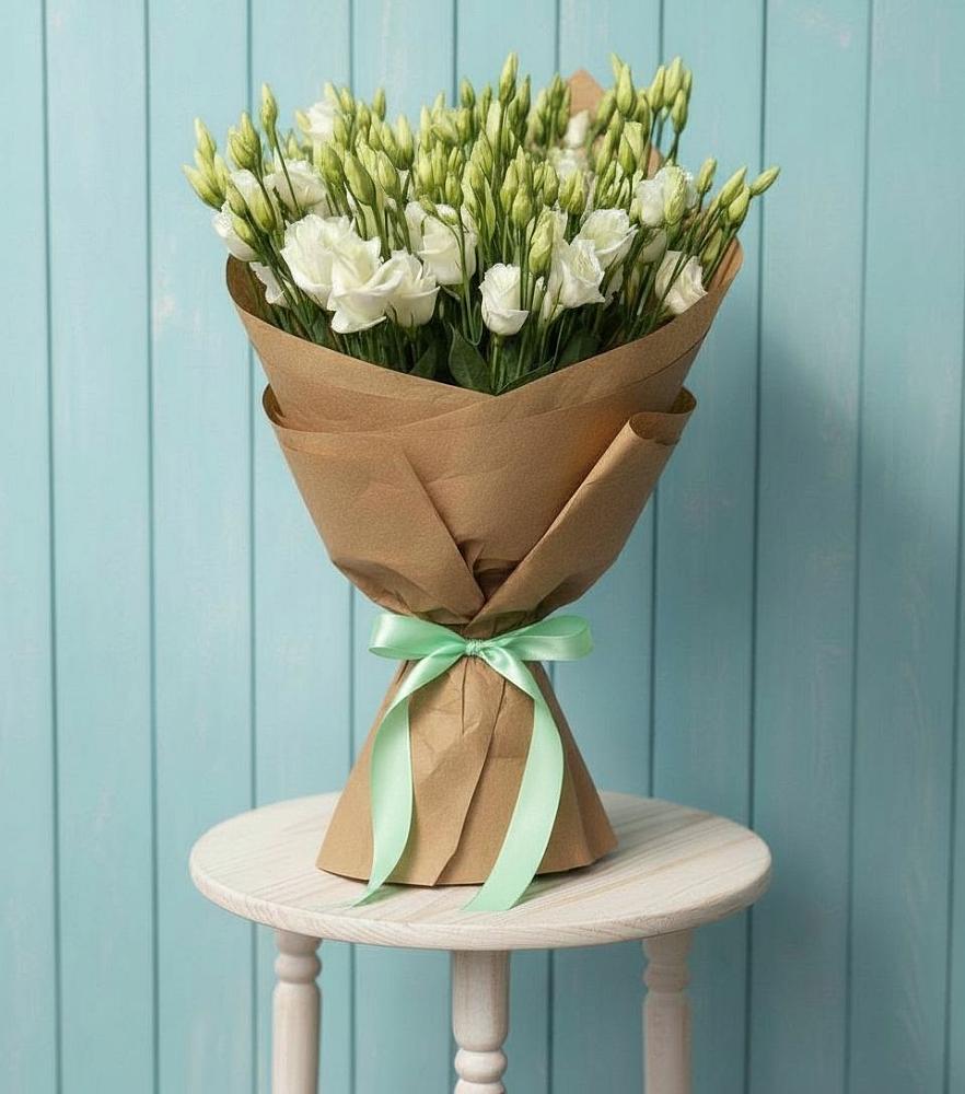 Букет цветов из: Лизиантусы в Калининской Ростовской области