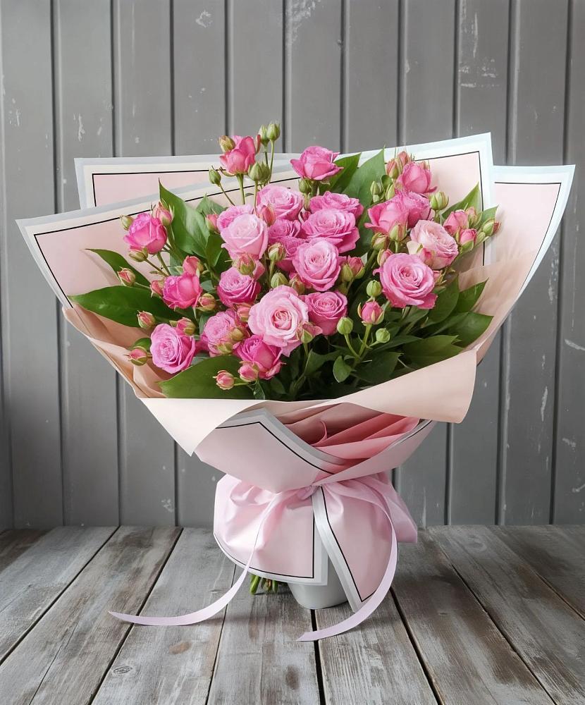 Букет Розовый кустик в Калининской Ростовской области
