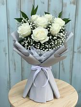 Букет цветов из:  Розы #REPLACE_PRED# Калининской Ростовской области