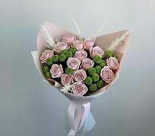 Букет цветов из:  Розы и Хризантемы в Калининской Ростовской области