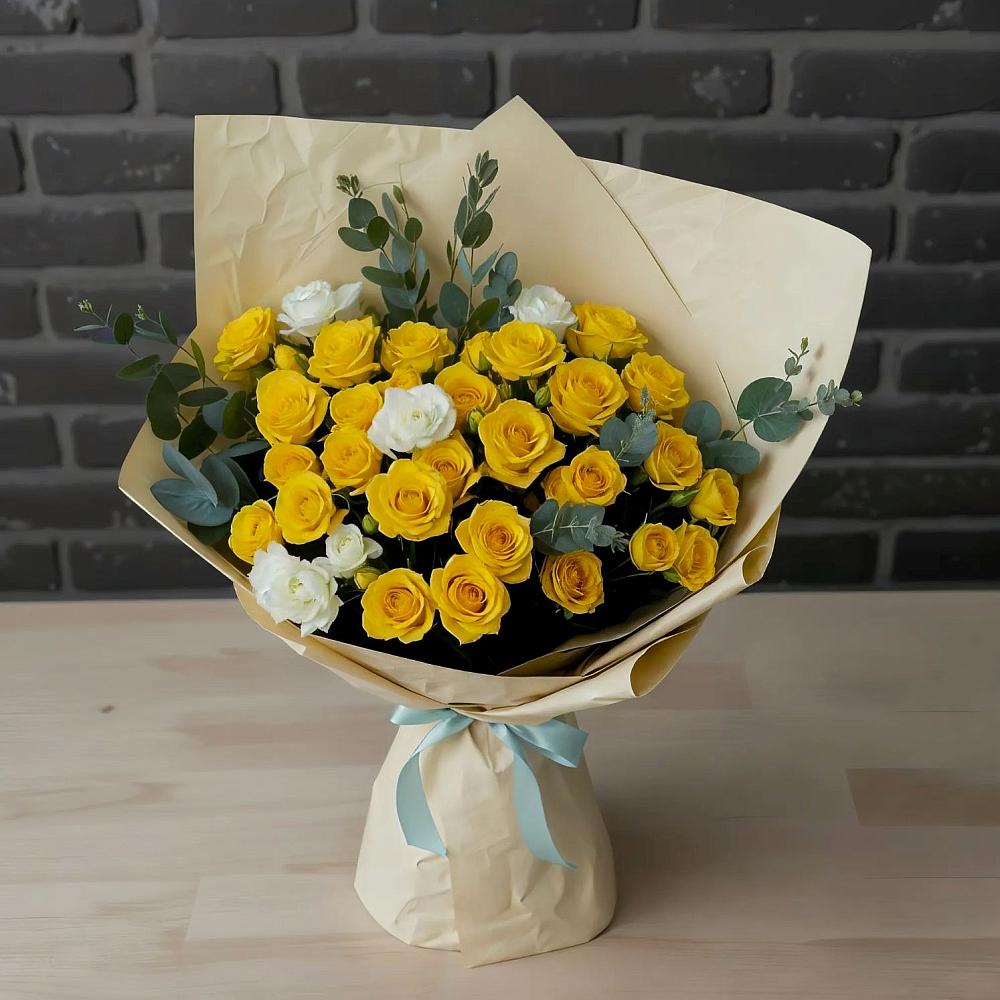 Букет цветов из: Розы в Калининской Ростовской области