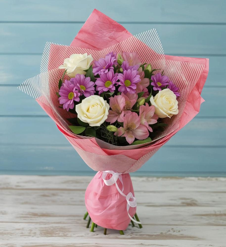 Букет цветов из: Герберы в Калининской Ростовской области