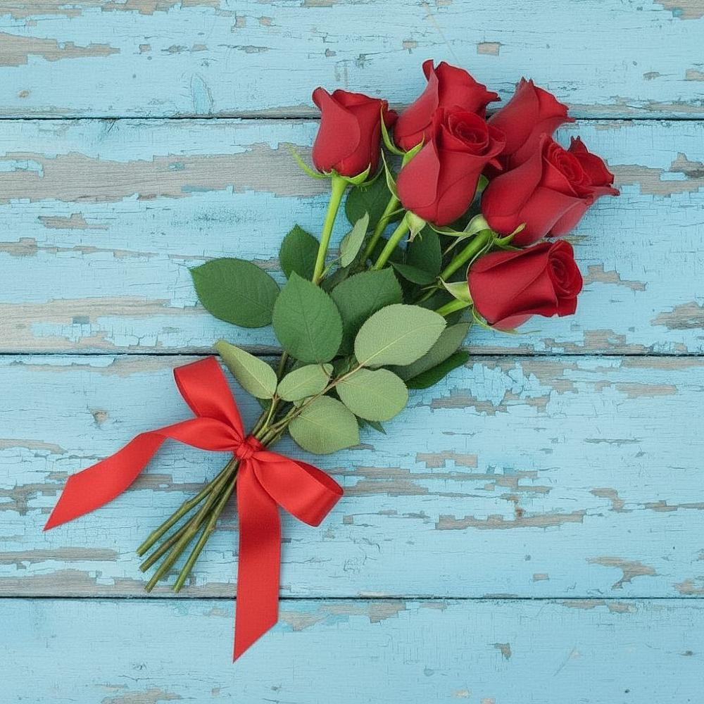 Букет Красные розы в Калининской Ростовской области