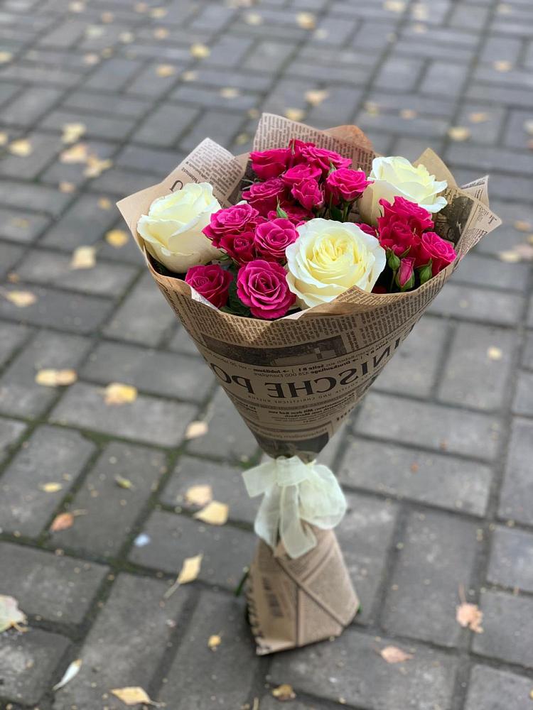 Букет цветов из: Розы в Калининской Ростовской области